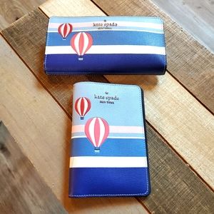 kate spade | Hot Air Balloon Bi-fold Wallet & Passport Wallet